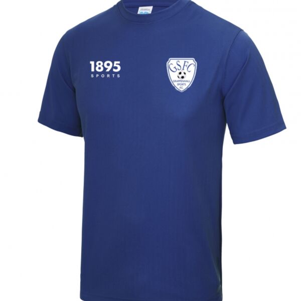 Grappenhall Sports FC Kids Tee Royal Thumbnail