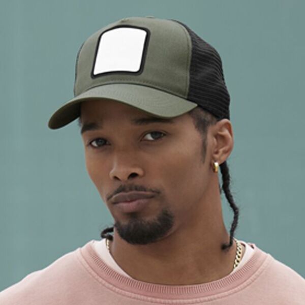 Beechfield Appliqué Patch 5 Panel Trucker Cap Thumbnail